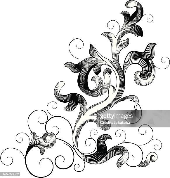 Fancy Scroll Ornament High-Res Vector Graphic - Getty Images