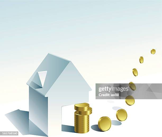 building_saving - architectural model stock illustrations