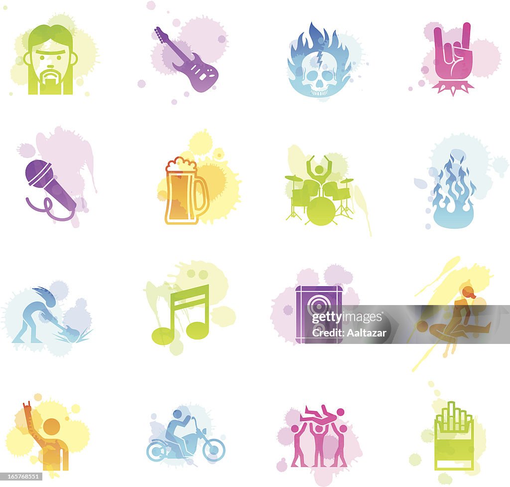 Stains Icons - Rock Star