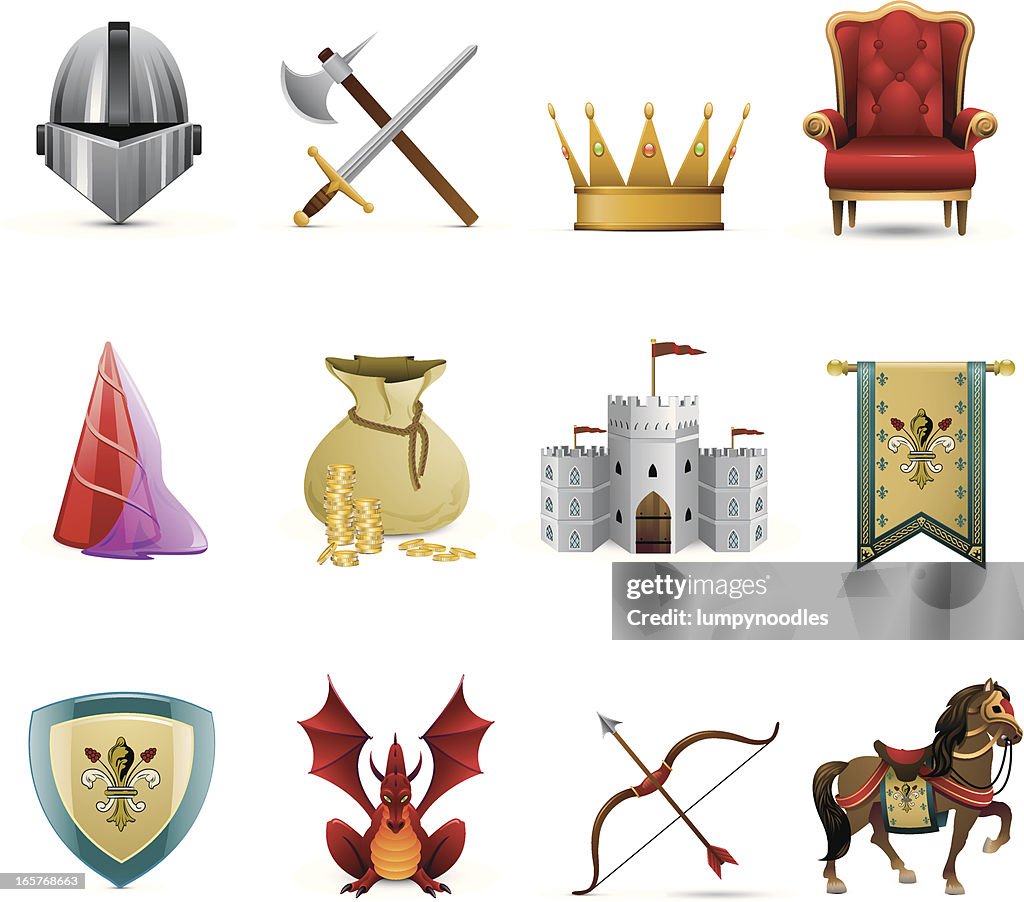 Medieval Knight Icons