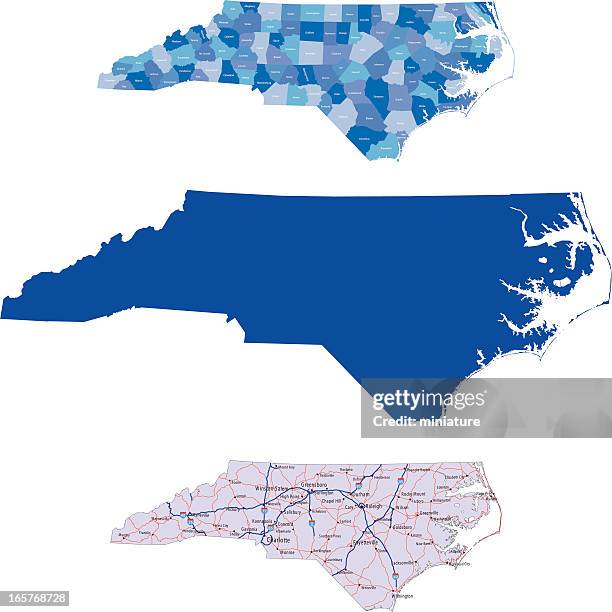 north carolina - north carolina us state stock-grafiken, -clipart, -cartoons und -symbole