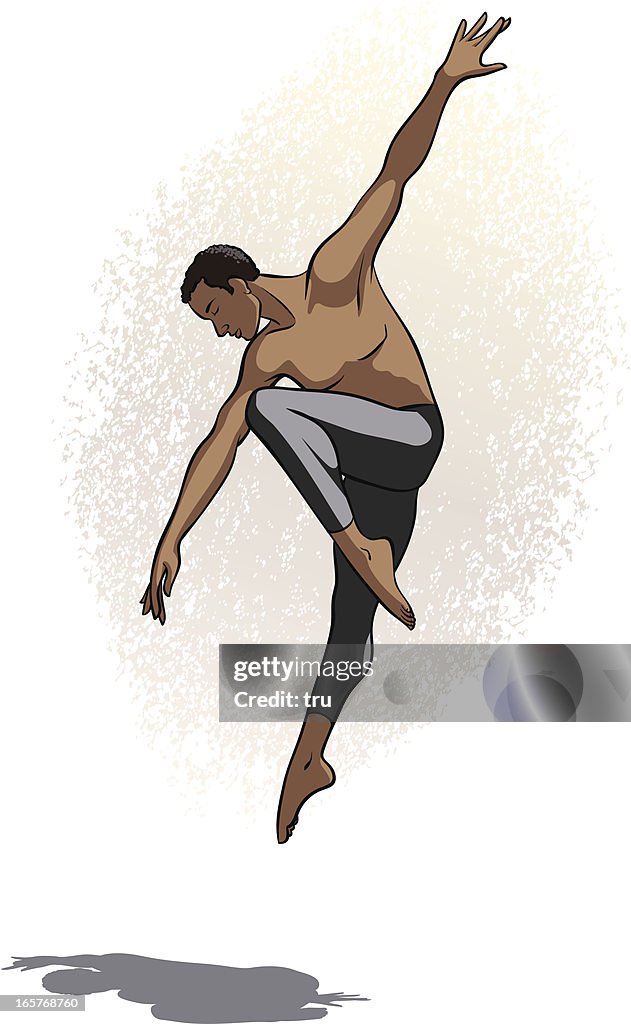 Dancer Man Leaping