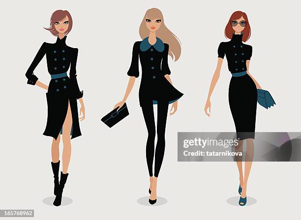 start- und landebahn - mannequin stock-grafiken, -clipart, -cartoons und -symbole