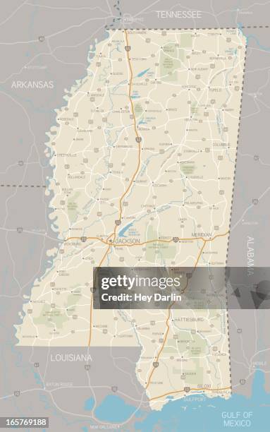 mississippi map - mississippi map stock illustrations