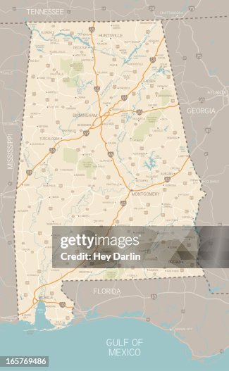 Alabama Map Alabama Map