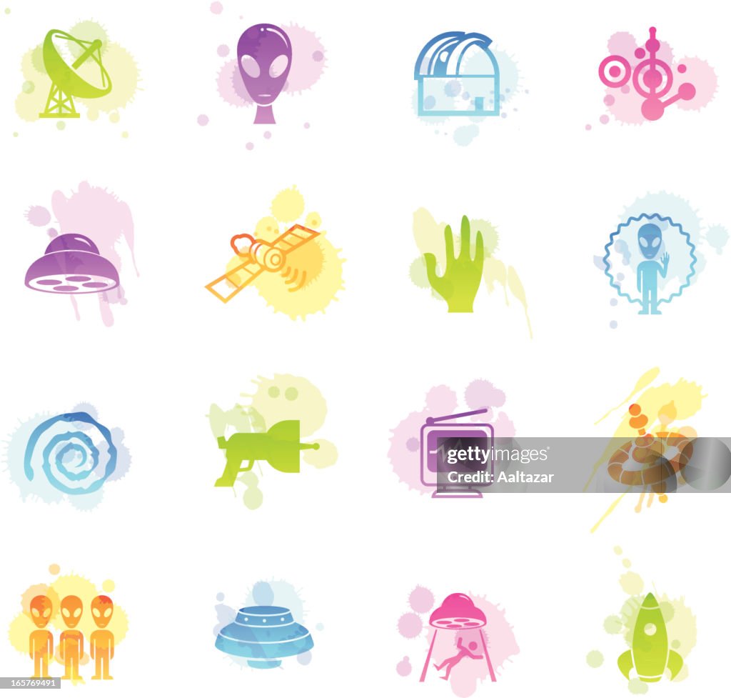 Stains Icons - Alien Contact