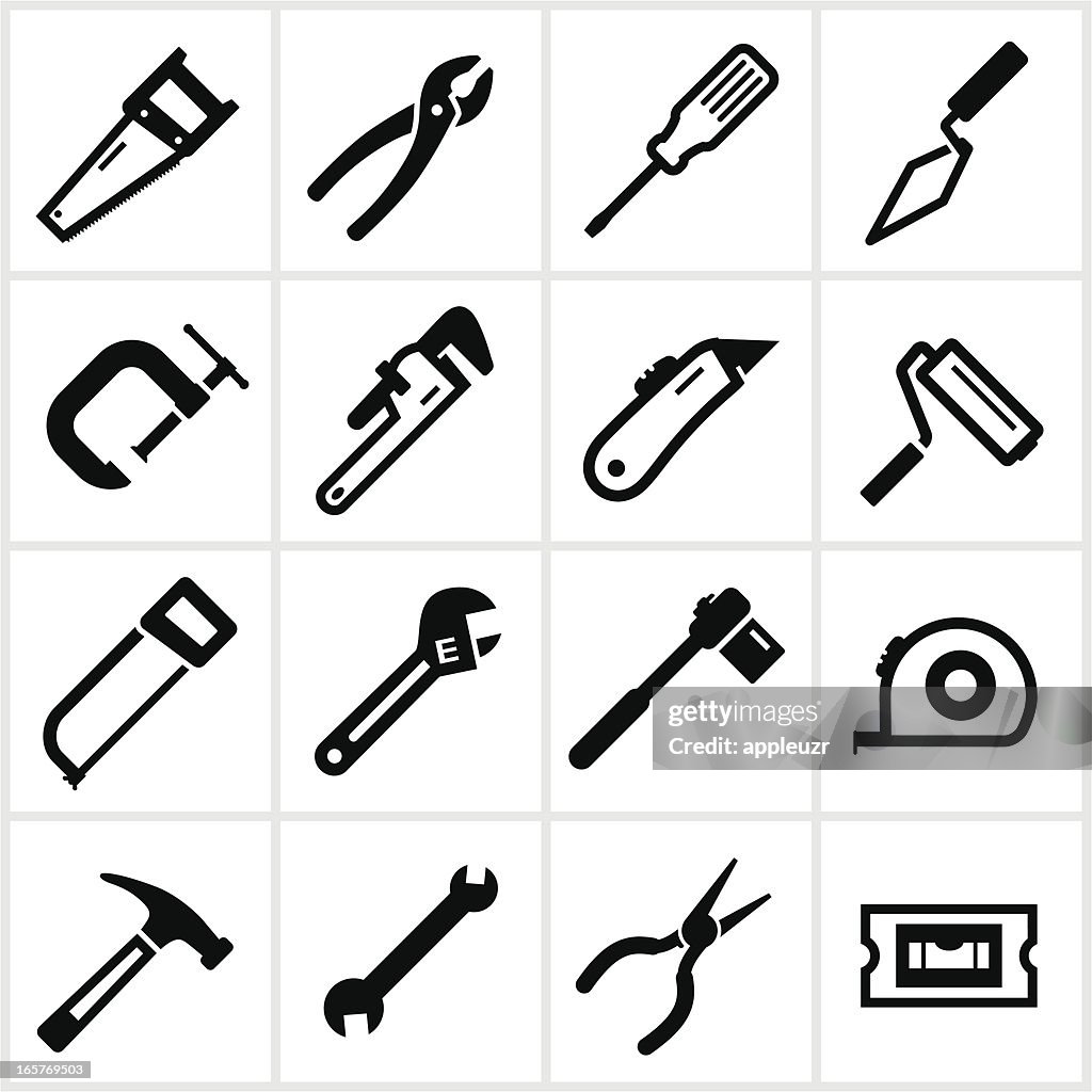 Hand Work Tool Icons