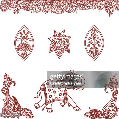 Mehndi Design Elements Mehndi Design Elements