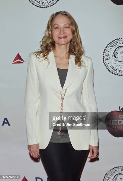 Joan Osborne attends The Friars Club Roast Honors Jack Black at New York Hilton and Towers on April 5, 2013 in New York City.