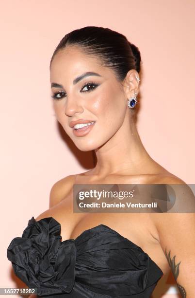 Giulia de Lellis attends the amfAR gala Venezia 2023 presented The Red Sea International Film Festival on September 03, 2023 in Venice, Italy.