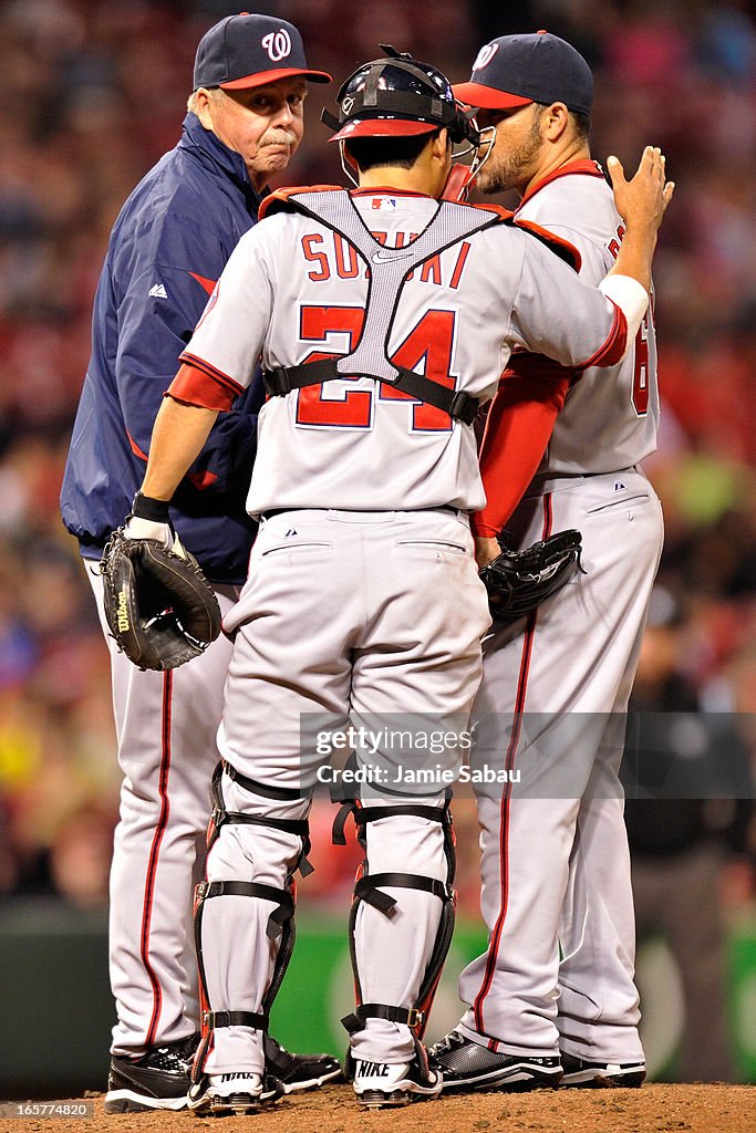 Washington Nationals v Cincinnati Reds