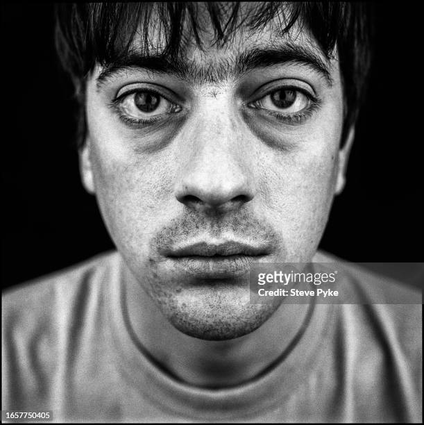 Guitarist Graham Coxon of English rock group Blur, photographed in London 1995