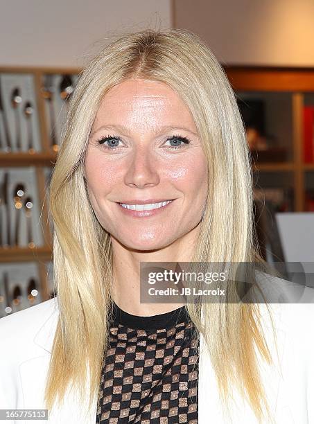 Gwyneth Paltrow Book Signing For "It's All Good: Delicious and Easy Recipes That Will Make You Look Good And Feel Great" signs copies of her new book...