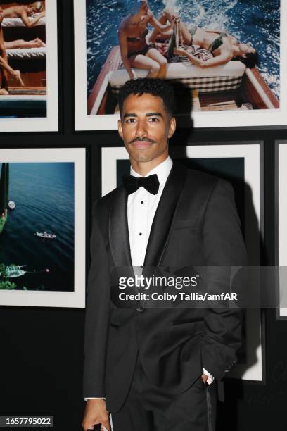 Marcus Scribner attends the amfAR Gala Venezia 2023 presented by Mastercard and Red Sea International Film Festival on September 03, 2023 in Venice,...