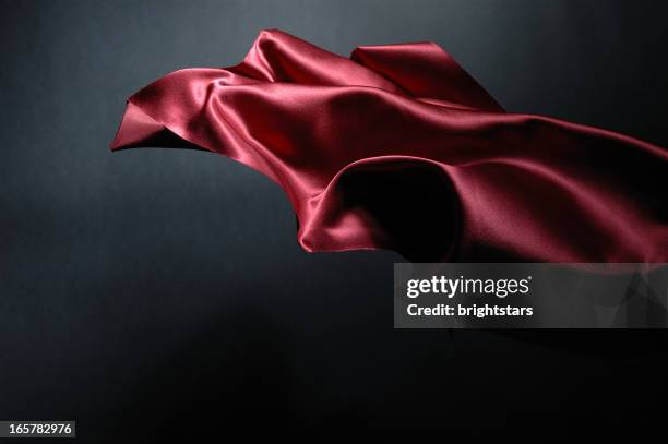 flying red satin - satin bildbanksfoton och bilder