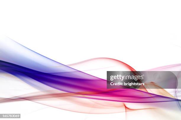 graduated silky smoke from blue to pink and orange - pink background stock pictures, royalty-free photos & images