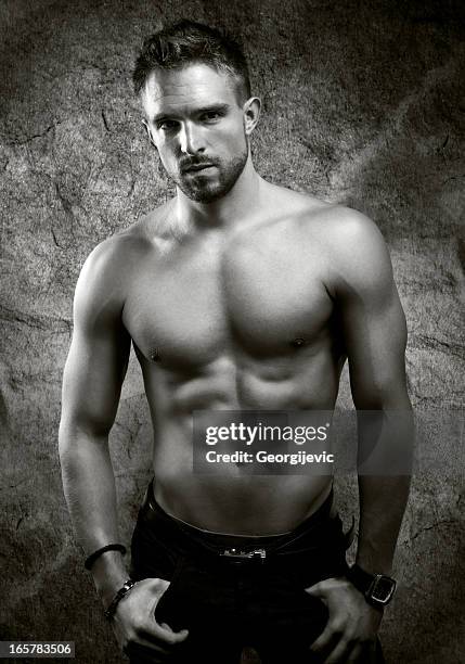 sexy male model - hot young model stock pictures, royalty-free photos & images