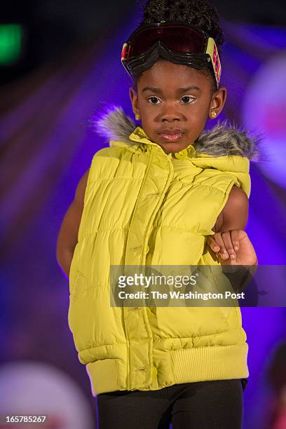 Ryan Redmond displays her sportswear at the 3rd Annual Glynn Jackson's Show Biz Kidz at The Silver Spring Civic Building in Silver Spring, Maryland...