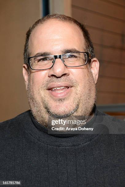 Larry Biederman attends the opening night of "Assisted Living" at The Odyssey Theatre on April 5, 2013 in Los Angeles, California.