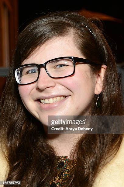 Savannah Dooley attends the opening night of "Assisted Living" at The Odyssey Theatre on April 5, 2013 in Los Angeles, California.