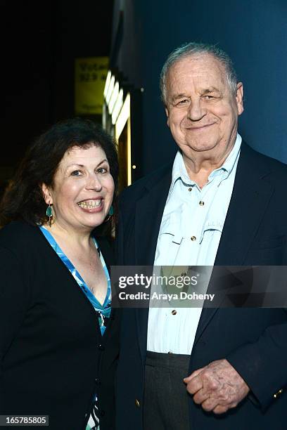 Winnie Holzman and Paul Dooley attend the opening night of "Assisted Living" at The Odyssey Theatre on April 5, 2013 in Los Angeles, California.