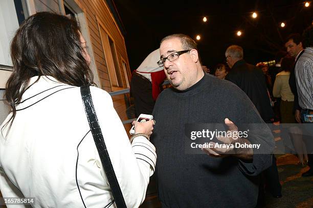 Larry Biederman attends the opening night of "Assisted Living" at The Odyssey Theatre on April 5, 2013 in Los Angeles, California.