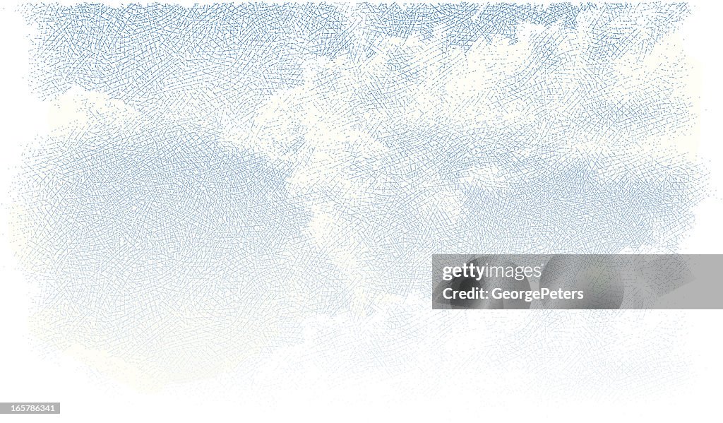 Ciel bleu avec des Fonds de nuage