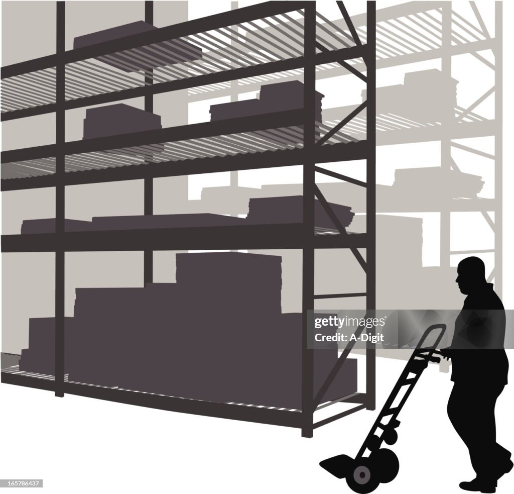 Storage Rack Silhouette Storage Vector Silhouette High-Res Vector Graphic - Getty Images