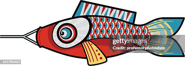 36点の鯉のぼりイラスト素材 Getty Images
