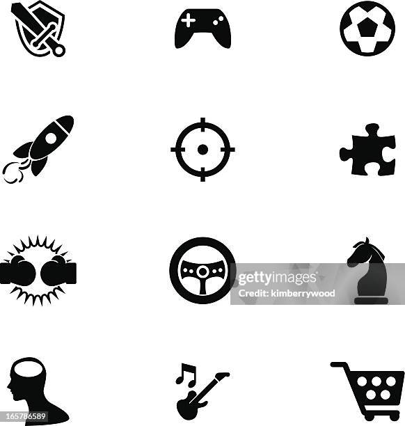 ilustrações, clipart, desenhos animados e ícones de jogo gênero conjunto de ícones - drive ball sports