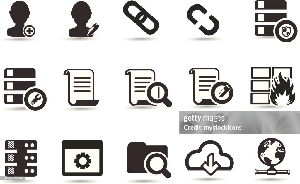 Database And Technology Symbols High-Res Vector Graphic - Getty Images