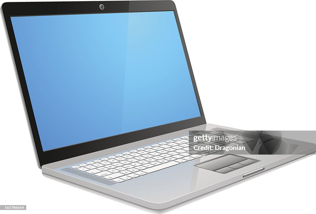 Abstrato moderno Laptop (perspectiva