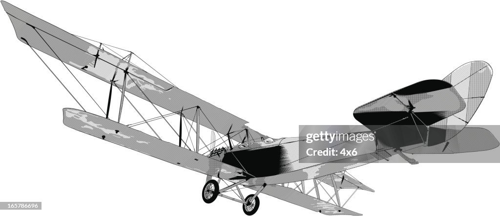 Glider plane illustration