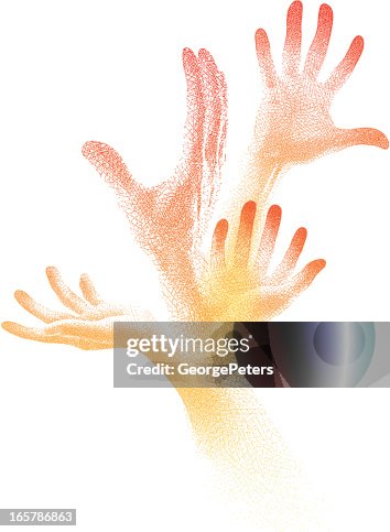 Hands Etching Hands Etching