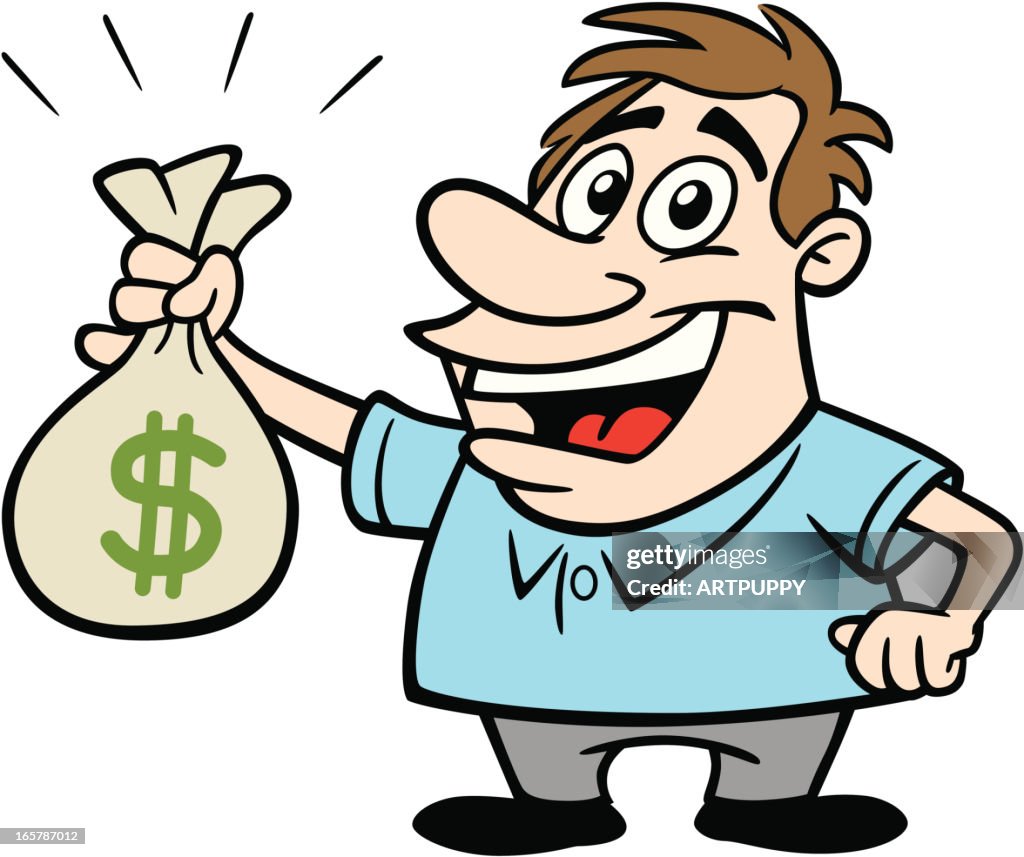 Clip Art Cartoon Money