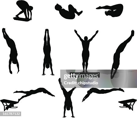 Dive Silhouette Dive Silhouette