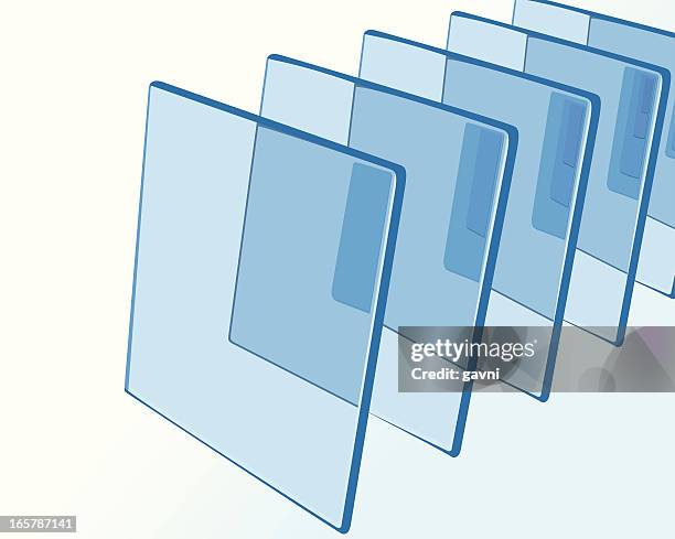 ilustraciones, imágenes clip art, dibujos animados e iconos de stock de rectangles de vidrio - compuesto digital