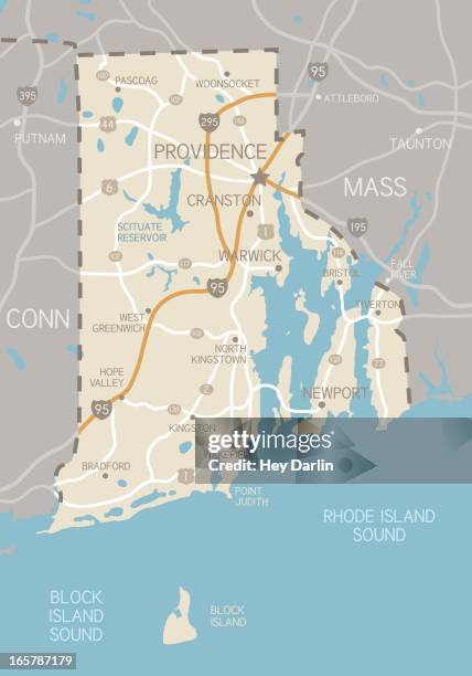 rhode island map - rhode island 幅插畫檔、美工圖案、卡通及圖標