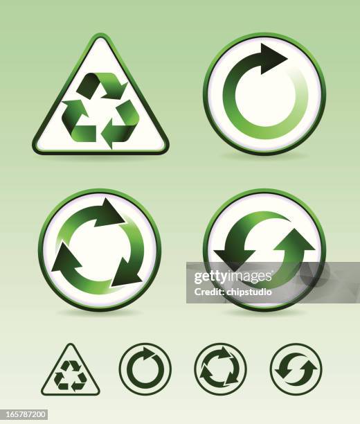 Reduce Reuse Recycle Arrows High Res Illustrations - Getty Images