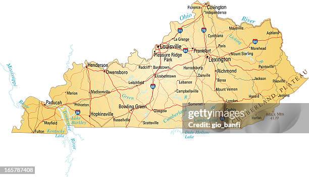 Kypost Map Independence Ky Road Map Kentucky Official Highway Map By Avenza