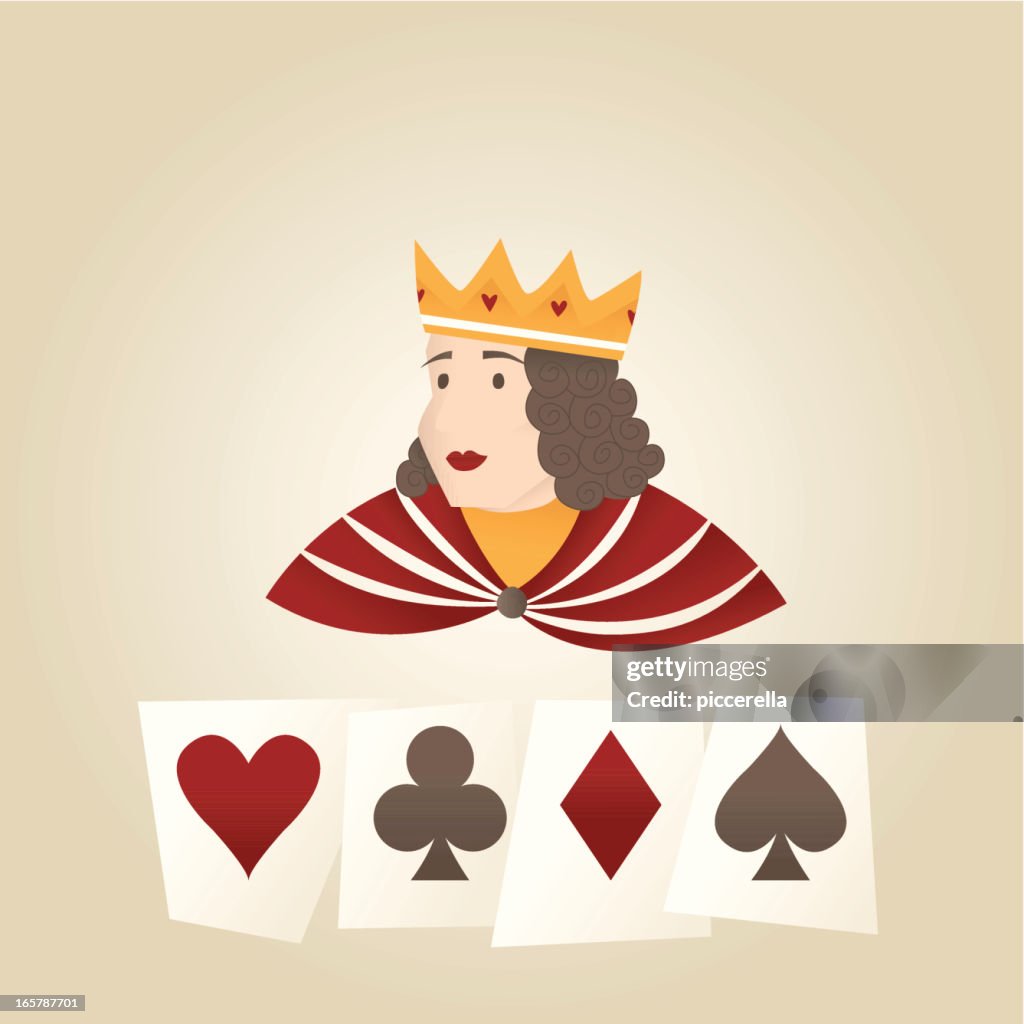 The Queen And Her Favourite Cards