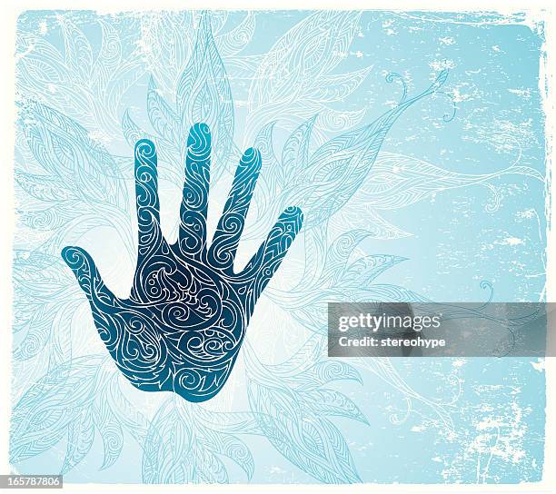 holy hand - handlinienmodell stock-grafiken, -clipart, -cartoons und -symbole