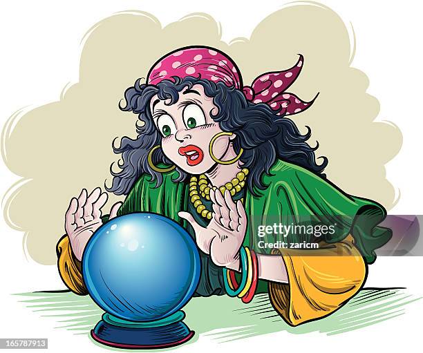 fortune teller - fortune teller stock illustrations