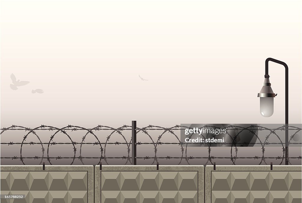 Barbed Wire Fence