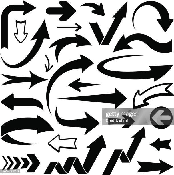 ilustraciones, imágenes clip art, dibujos animados e iconos de stock de flechas - retrato