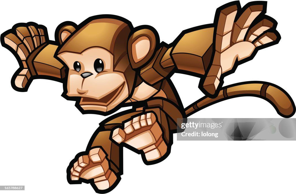 Cube Monkey High-Res Vector Graphic - Getty Images