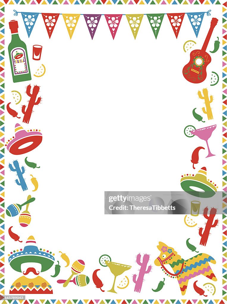 Mexican Party Frame