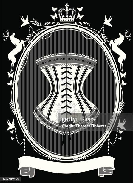 the corset - corset stock illustrations