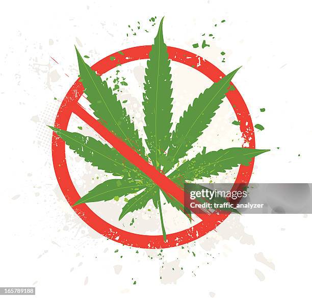 marijuana leaf - hemp leaf stock illustrations