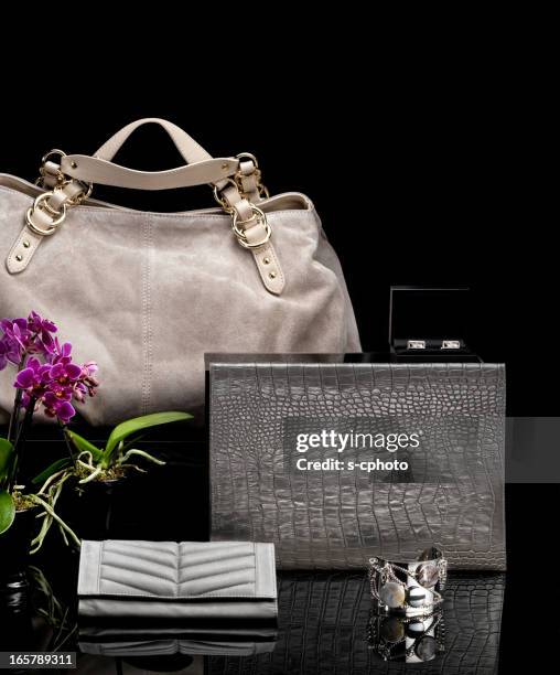 women's fashions (click for more) - crocodile leather stock pictures, royalty-free photos & images